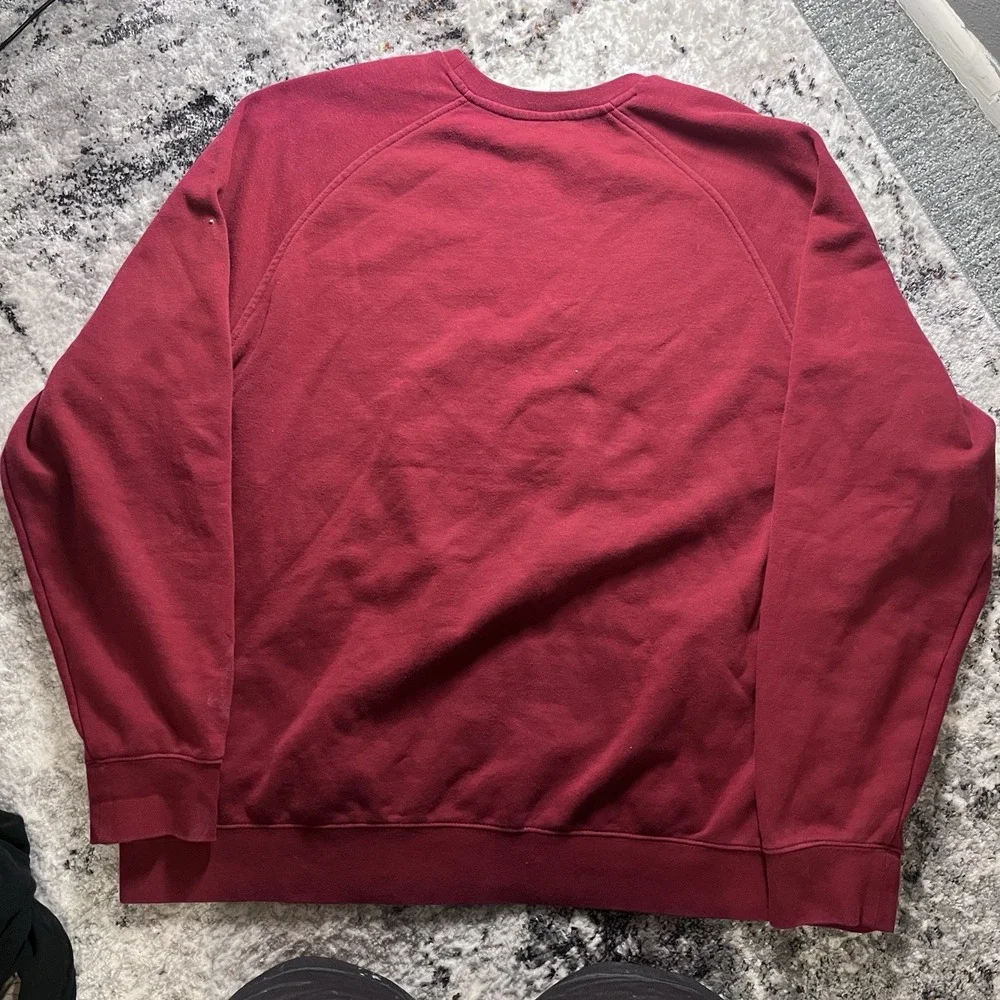 Nike Men's Pullover Hoodie Sweatshirt Vintage‎ 00's , Red, Size 2XL